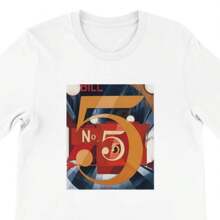 I Saw The Figure 5 In Gold Shirt By Charles Demuth  Fine Art Shirt  Pium Uni Crewneck Shirt Bella + Canvas 3001