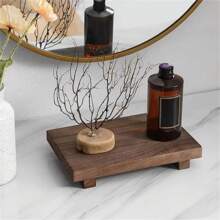Classic Rosewood Soap Dish Tray, Suitable For Various Snacks, Cakes, Breads, Fruits, Great For Home Kitchen, Parties And Afternoon Tea