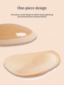 自粘硅胶薄上加厚隐形超厚内衣海绵垫适用于泳衣比基尼聚拢胸垫，纯色胸垫，胸罩杯垫