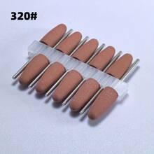 10-Piece Set, High-Quality Rubber Silicone Nail Drill Bit, Professional Nail Polishing Tools, Durable Nail Care Accessories, Fragrance-Free - Multicolor - View 11