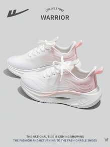 1 Pair Women's Lace Up Sports Shoes, Mesh Breathable Non-Slip Comfortable Versatile Lightweight Running Sneakers For Outdoor Casual Wear