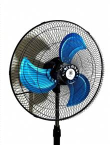 Set de 2 Piezas, Ventilador de Pedestal, Abanico de 3 Aspas Giratorio de 18 Pulgadas, Para Habitaciones y Espacios Largos, Oficinas, Almacenes, Ventilador de 3 Velocidades, Practico, Fácil de Instalar