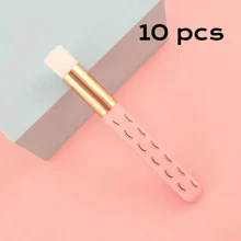 10PCS Eyelash Cleaning Brush-Facial Cleansing Brush-Extensions Cleaning-Lash Shampoo Brushes-Lash Cleansing Brush-Mousse Brush For Cleaning And Washing Lashes - Black - View 16