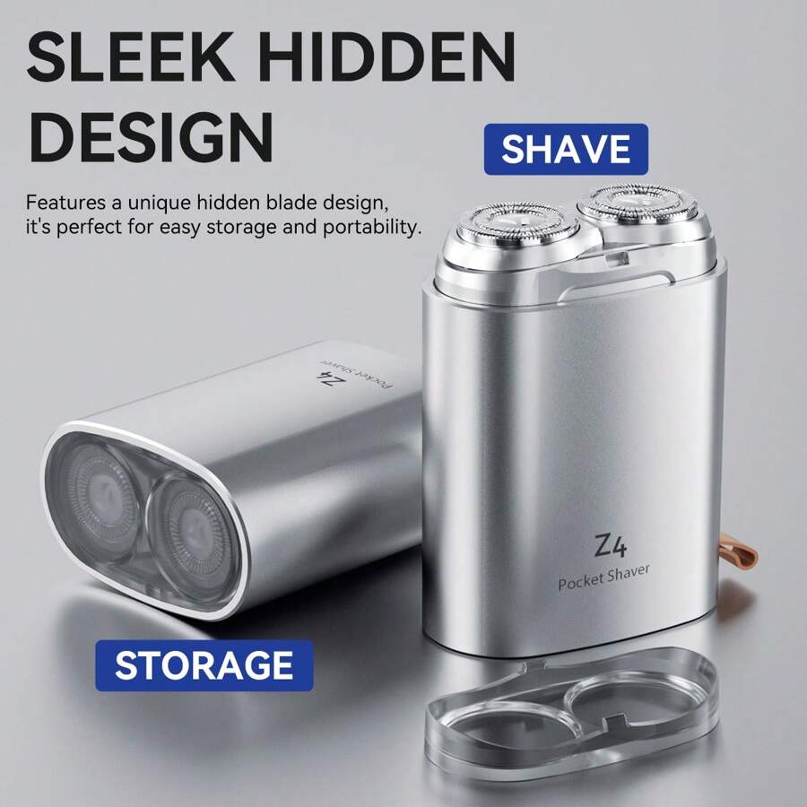 ENCHEN ENCHEN Mini Waterproof Beard Shaver Portable Rotary Shaver ...