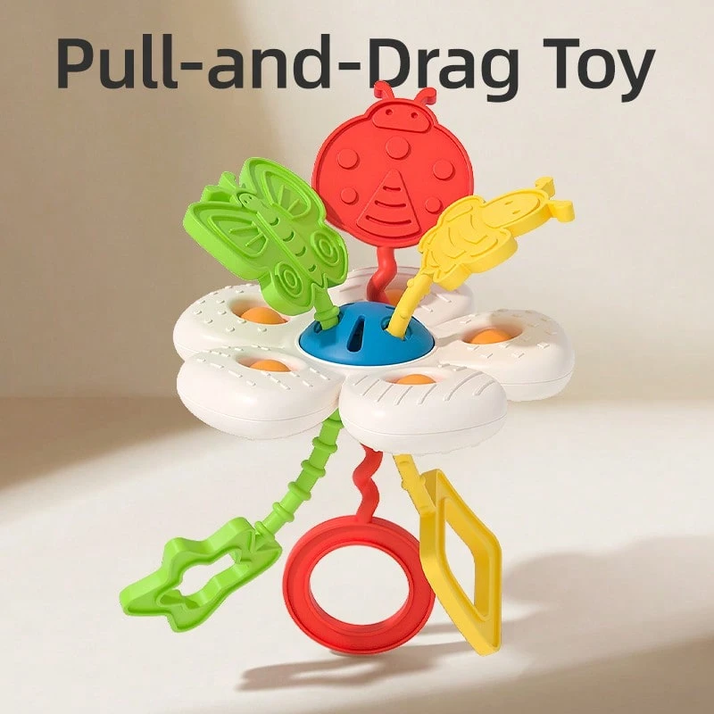 Jouet Sensoriel Flexhetti Miniland Pour Bébés Dès 18 Mois - Base En Silicone Avec Bandes Colorées - Développe Motricité Fine Et Créativité - 2