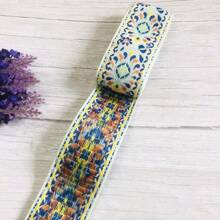 10Yard/2Yard 5cm Lace Ribbon With Tassels, Vintage Jacquard Ribbon, Apparel Sewing, Polyester Trim Woven Lace Trim For Clothes DIY, Clothing Sewing, Bag, Needlework, DIY Craft Accessories, Home Decor, Wedding Decor, Homecrafts Material, Sewing Lace, Sewing Supplies, Craft Supplies, Stitch Supplies, Mother's Day Gifts, Birthday Decorations