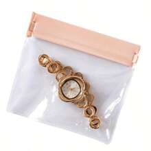 15pcs EVA Anti-Oxidation Jewelry Travel Bag, Portable Zipper Sealed Storage Bag For Earrings, Rings, Necklaces, Bracelets - , Waterproof, Holiday Style
