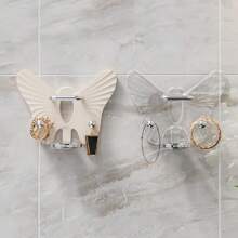 1 szt. Elektryczny uchwyt na szczoteczkę do zębów, ścienny organizer łazienkowy bez wiercenia na szczoteczkę do zębów, grzebień, lokówkę