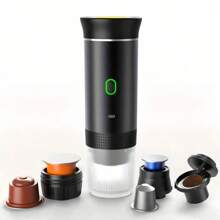 1pc Foldable Universal Coffee Machine Stand, Portable Espresso Machine Stand, Aluminum Alloy Material Easy To Carry, Suitable For Suitable For Hiking, Camping, Outdoor Coffee Back To School