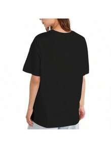 The Simpsons Funny Character Short Sleeve White- 's  Women's T Shirt R233 - 黑色 - 查看 2
