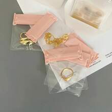 15pcs EVA Anti-Oxidation Jewelry Travel Bag, Portable Zipper Sealed Storage Bag For Earrings, Rings, Necklaces, Bracelets - , Waterproof, Holiday Style
