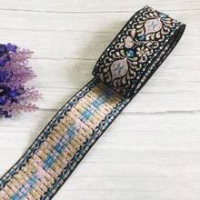 10Yard/2Yard 5cm Lace Ribbon With Tassels, Vintage Jacquard Ribbon, Apparel Sewing, Polyester Trim Woven Lace Trim For Clothes DIY, Clothing Sewing, Bag, Needlework, DIY Craft Accessories, Home Decor, Wedding Decor, Homecrafts Material, Sewing Lace, Sewing Supplies, Craft Supplies, Stitch Supplies, Mother's Day Gifts, Birthday Decorations