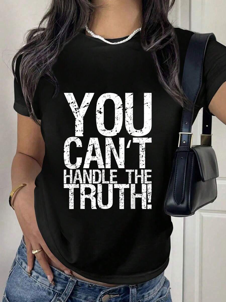 You Can't Handle The Truth! T-Shirt - 黑色 - 查看 1