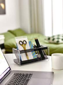 1 Estantería de almacenamiento para control remoto, estilo Ins, simple y creativa, de lujo y multifuncional, estilo nórdico para mesa de centro y escritorio