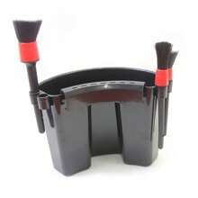 Organizador universal para herramientas de detallado de coches, toallas, cepillos, guantes, kit de almacenamiento rápido y fácil, barril suspendido externo - Negro - Ver 1