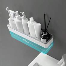 Wall Hanging Toilet Bathroom Storage Cabinet Rack Punch Free Multifunctional Artifact Above Toilet Rack Shelf Organizer