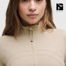 Lululemon Define Jacket Nulu Women's Lightweight, Full Zip Running Track Jacket-For Yoga Gym Running-Sweat-Wicking-Yoga-All Seasons Sport-Spring/Summer-Autumn/Winter-Mother's Day Gifts-Father's Day Gift - Sheer Oak - 查看 4