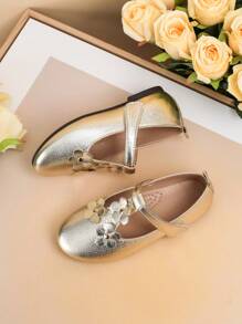 Fashionable & Versatile Children Flat Shoes, New Bowknot Shoes For Girls