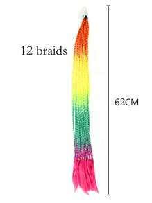 Helmet Suction Cup Dreadlock Decoration For Motorcycles, Motorbikes, Delivery Scooters, Cool Braids Helmet Accessories - Multicolor - View 11