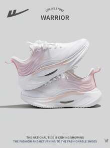 1 Pair Women's Lace Up Sports Shoes, Mesh Breathable Non-Slip Comfortable Versatile Lightweight Running Sneakers For Outdoor Casual Wear