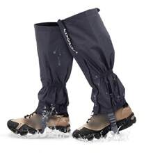 Polainas Lixada para esquiar al aire libre, acampar, senderismo, escalada, Legging impermeable para nieve, a prueba de viento, Teekking, botas de nieve para el desierto, cubierta para zapatos ICZV - Rojo - Ver 7