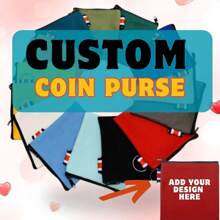 Customized Coin Purse, 11CM/4.33INCH Canvas Coin Wallet, Small Zipper Pouch, Canvas Bag, Holiday Gift For Family, Friends, Couple,Boho Vibes - Multicolor - View 3