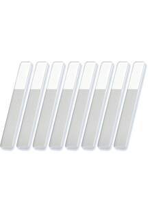 8 件装纳米抛光锉刀玻璃天然指甲锉水晶指甲抛光器带收纳盒适用于天然指甲 - 無色 - 查看 9