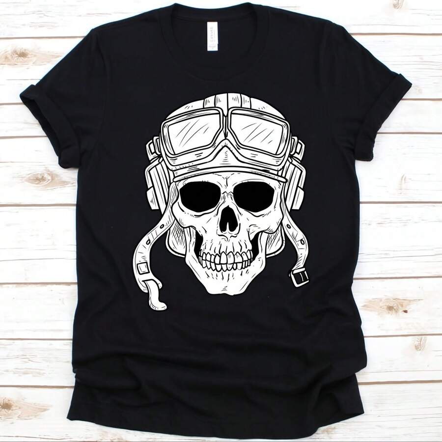 Vintage Pilot Skull Shirt, Aircraft Pilot,Ator Graphic, Airplane Pilot, Pilot Shirt, Airplane Design, Captain T-Shirt, Skull Graphic