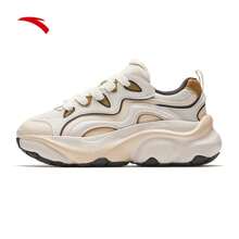 Anta カワイイクロースニーカー | カジュアル厚底エレベーター ちょんかいスニーカー レディース、新作カジュアルシューズ、冬用 - シルトグレー/マッカーシー/チェッカーブラウン -4 - チェックする 1