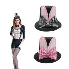 1pc Easter Plush Rabbit Ear Hat, Cosplay Costume Accessory, Photo Prop, Party Decoration
