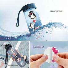 50 PCS Cute Penguin Stickers Vinyl Aesthetics Stickers, Decals, Scrapbooking, Diary, Bumper, Skateboard, Water Bottle, Cartoon, Hard Hat, Car Stickers