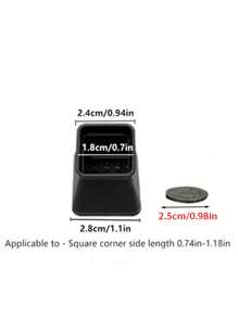 8 件/22 件椅腿地板保护垫，硅胶家具脚垫，适用于椅子，防滑底部家具腿滑行适用于硬木地板，安装需要平坦表面，防止刮擦并减少噪音/黑色 - 黑色 - 查看 11