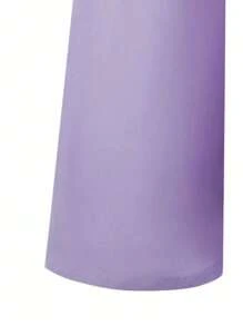 Estos pantalones anchos de color rosa dulce y elegantes, casuales y sencillos, decorados con un lazo, son adecuados para que las niñas los usen al aire libre, en fiestas, en el campus y en el uso diario en primavera y otoño. - Morado - Ver 5