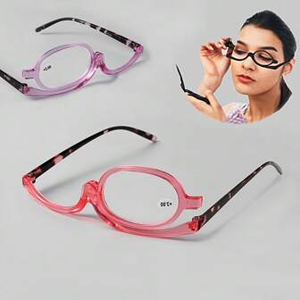 1pc Magnifying Glasses With Light - Hands-Free Makeup Glasses, 180° Rotating & Folding Lens, Magnifier For Eyelash Extensions, Skincare, Reading, Universal Fit,Cheap,Stocking Stuffers,Makeup,Makeup Tools,Cheap Stuff,Gifts,Gifts For Women,Christmas Gifts