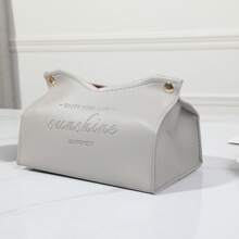 1 Peça Caixa De Lenços Acessórios De Cozinha À Prova D'Água, Caixa De Lenços Decorativos, Porta-Guardanapos Para Mesa, Caixa De Lenços De Banheiro