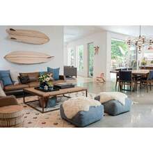 Surfboard Wall Rack - Coffee Brown - View 7