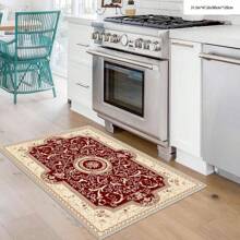 1 件水晶天鹅绒斑点地毯、门垫 - 防水、防滑、易于清洁、可机洗、柔软舒适的地毯，适用于入口、厨房、客厅、卧室、走廊、浴室、洗衣房 - 家居装饰