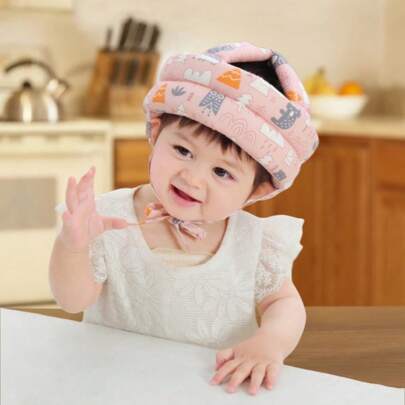 1pc 360° All-Around Baby Toddler Anti-Fall Head Protection Hat