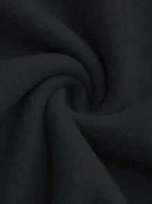 Áo hoodie cổ tròn in chữ Slogan họa tiết sáng tạo mùa xuân mới, áo hoodie cổ tròn cổ tròn in họa tiết đường phố mềm mại thoải mái cho bé trai, dễ thương và thời trang - màu đen - Xem 7