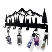 1pc Key Holder For Wall | Metal Key Holder Hooks Organizer Rack | Metal Key Organizer Wall Decorative With 7 Hooks,Bathroom Shelf,Hangers Hooks Hanger,Wall Pictures,White Hook,Black,Sticky Wall Hooks,Purse Hanger Wall,Wall Hangings,Picture Frame Hooks,Wall Picture Frame,Wall Hooks Self Adhesive,Hooks,Hook,Wall Hooks,Bathroom,Towel Holder,Hooks,Wall Hooks,Hooks,Wall Hook,Door Hanger