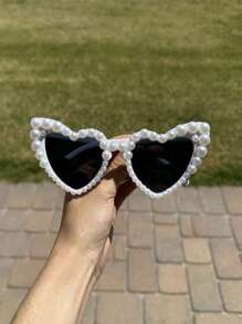 1pc Handmade Pear Shaped Decorative Fashion Glasses (Unassembled), Bridal Shower, Party Favor