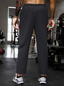 Men's Outdoor Sports Casual Ice Silk Straight-Leg Thin Pants, Summer