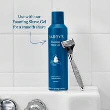 5-Blade Men's Razor - 1 Razor Handle + 2 Razor Blade Refills - Chrome Edition Handle - 1 - 查看 4