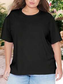 Dad Jokes Fantasy oversize women T-Shirt Magical Puns Gift Idea for Women (Big Sizes) - Negro - Ver 1