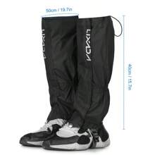 Polainas Lixada para esquiar al aire libre, acampar, senderismo, escalada, Legging impermeable para nieve, a prueba de viento, Teekking, botas de nieve para el desierto, cubierta para zapatos ICZV - Rojo - Ver 3