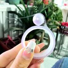 1 Stück Kristallbandball, klebrige Stresslinderungskugel, transparenter Zug-Klebebandkleber DIY Schreibwaren für Studenten, Rückkehr zur Schule