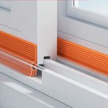 1pc Window Windproof Tape Sliding Window Sealing Strip Plastic Steel Window Gap Plugging Strip Windproof Soundproof Sealing Strip - Multicolor - View 2