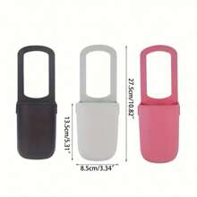 1 Soporte universal de silicona para taza para cochecitos, sillas de ruedas, scooters, bicicletas y bicicletas - Portavasos fácil de instalar para dispositivos de asistencia, capacidad multi-botella, material de silicona