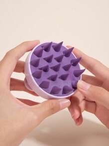 1pc Scalp Massage Shampoo Brush, Silicone Shampoo Brush Scalp Clean Soft Bath Comb Hair Tools