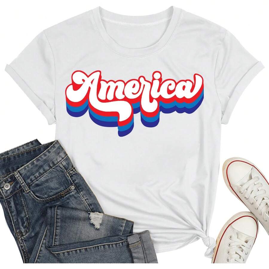 Camiseta gráfica con dibujo de árbol y arte colorido de la naturaleza - Blanco - Ver 1